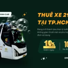 Thuê Xe 29 chỗ tại TP.HCM: Lựa chọn lý tưởng cho đoàn khách vừa và nhỏ