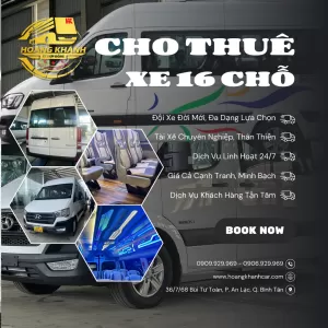 Dịch Vụ Cho Thuê Xe Du Lịch 16 Chỗ
