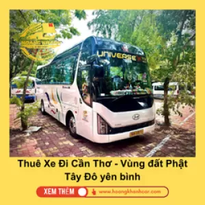 Thuê Xe Đi Cần Thơ - Vùng đất  Tây Đô yên bình