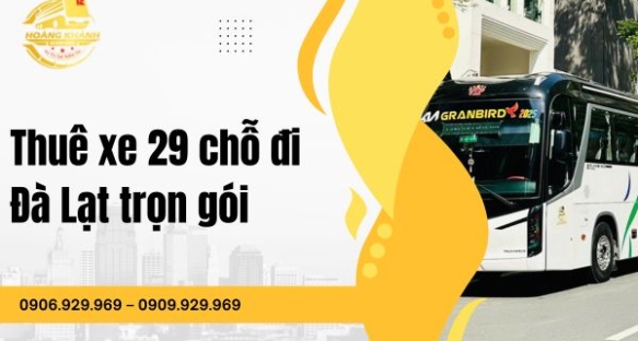 Thuê xe 29 chỗ đi Nha Trang không phát sinh